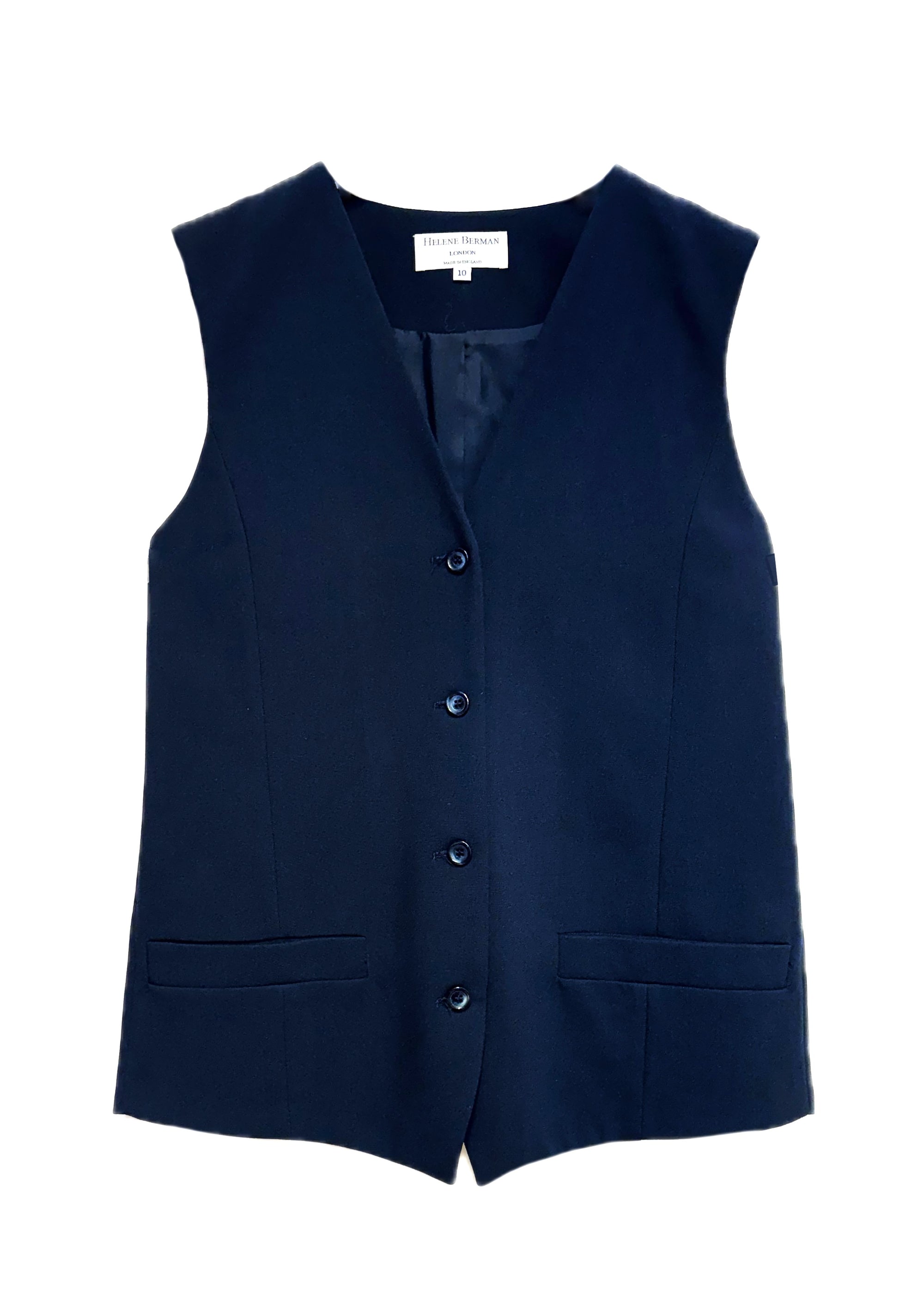 Colette Longline Tailored Waistcoat - size 10