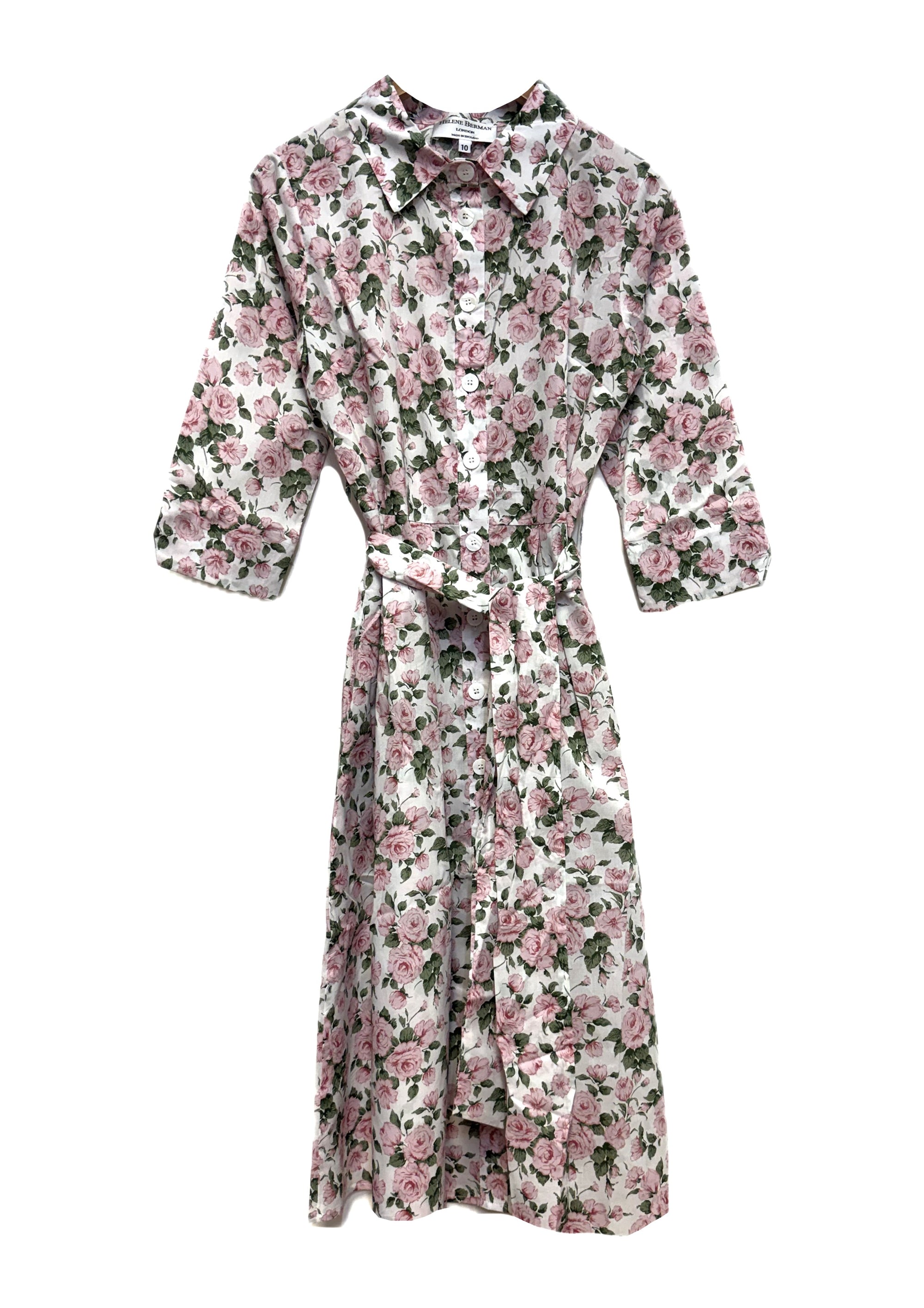 Rosa Shirt Dress made with Liberty Fabric - size 10