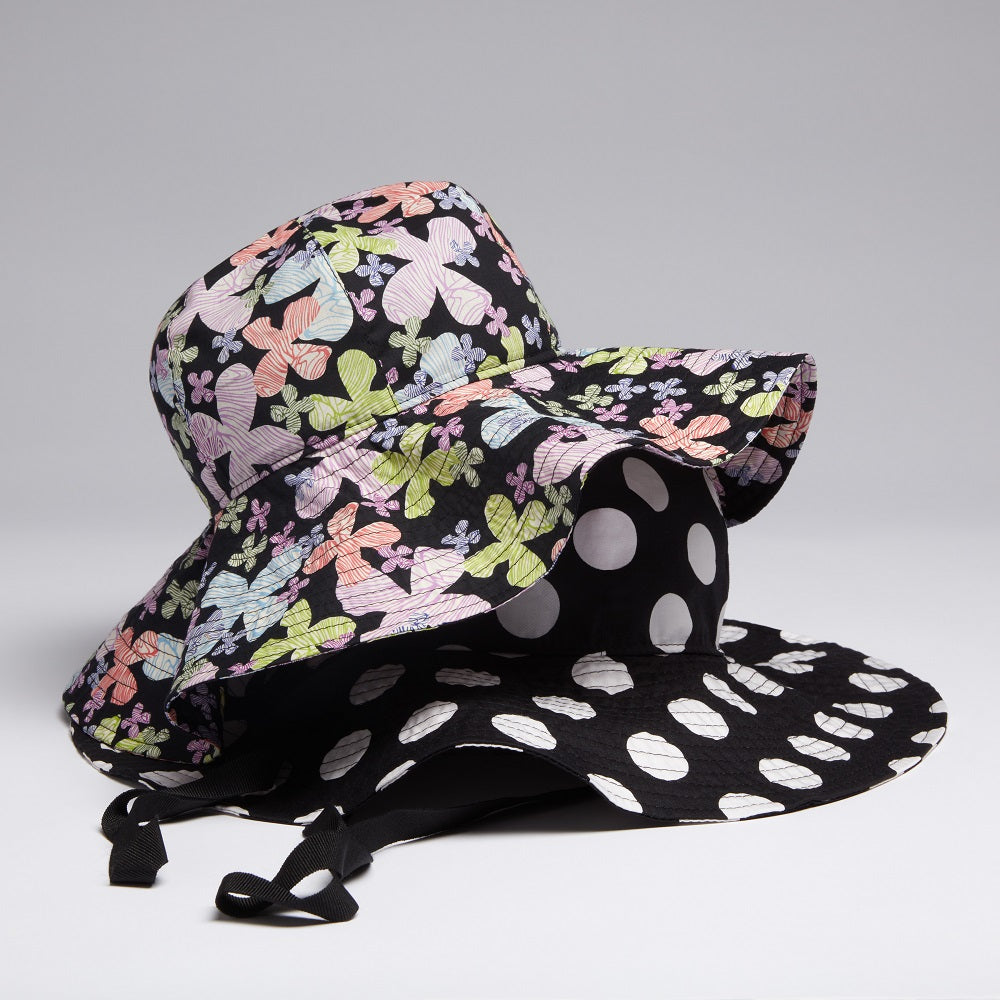 Atri Cotton Sunhat with Wide Brim and Adjustable Ribbon