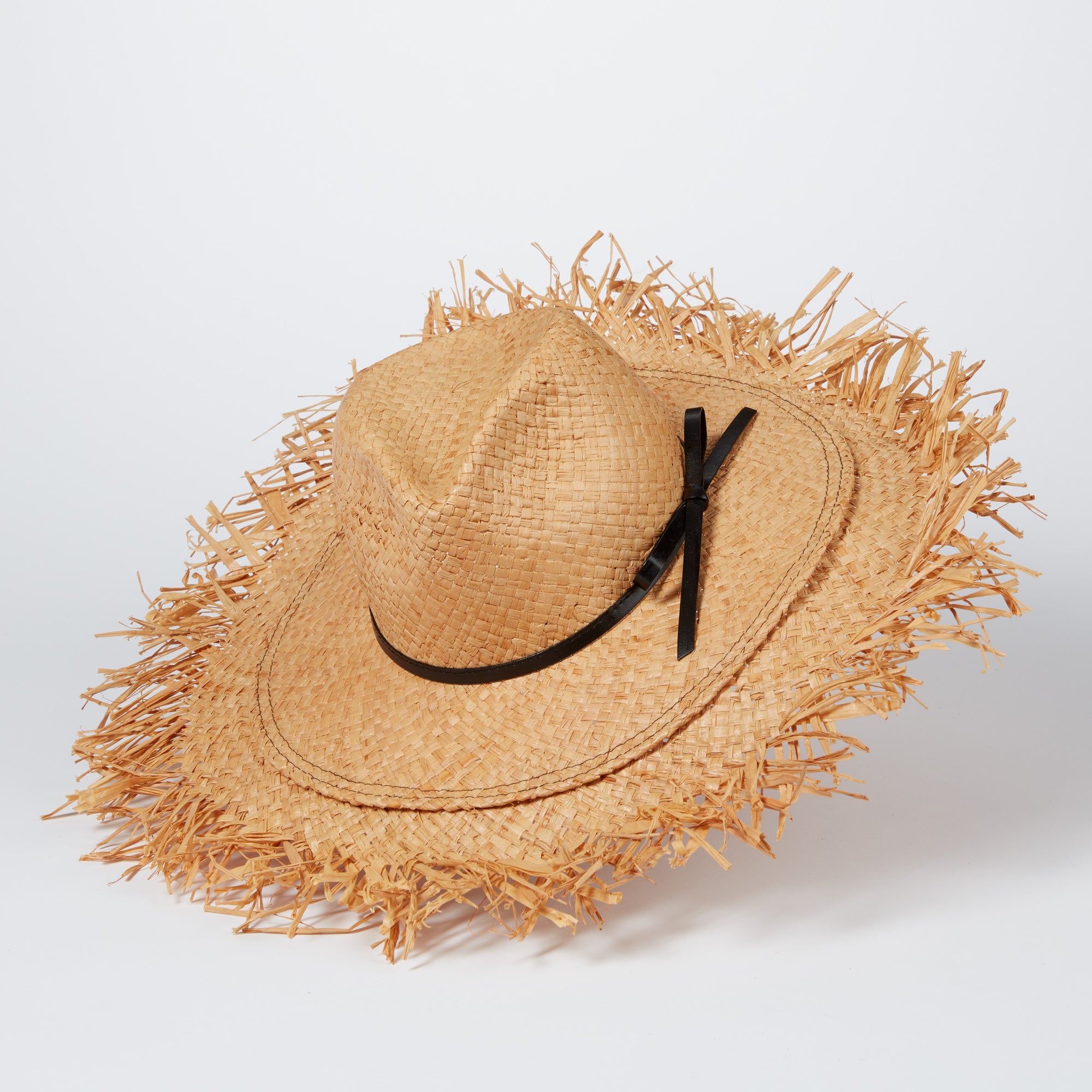 Natural Raffia Fedora Sunhat