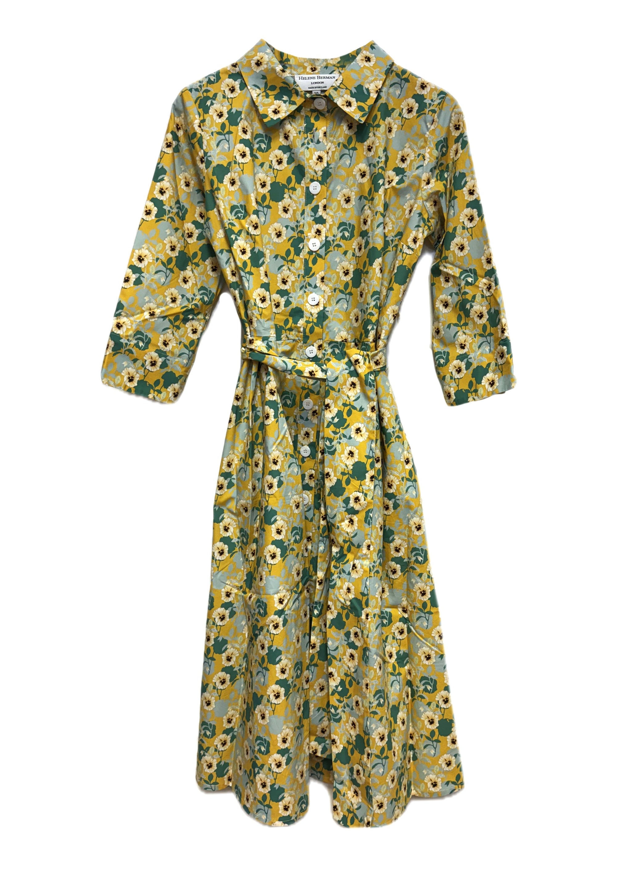 Cynthia Shirt Dress made with Liberty Fabric - size 10