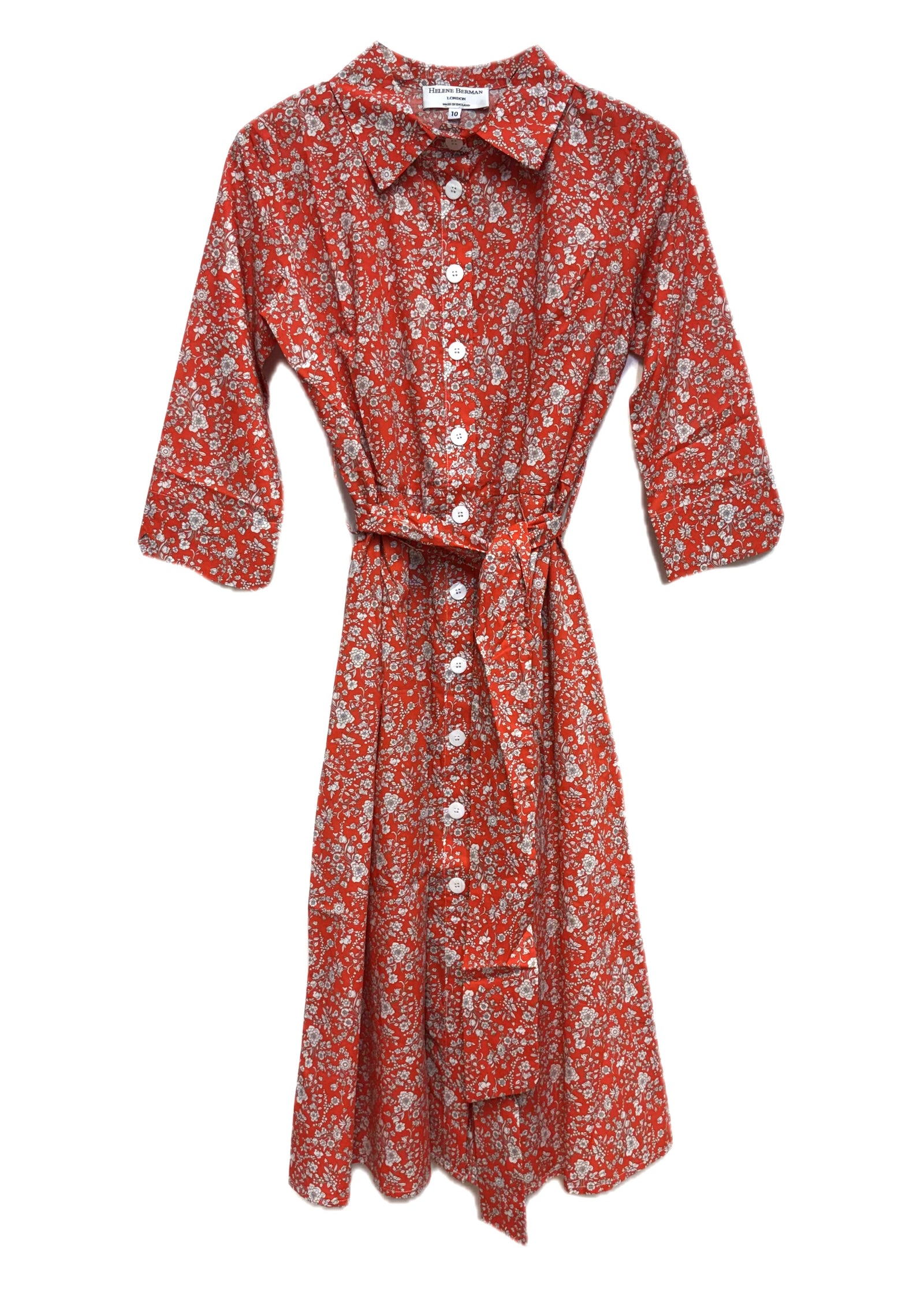 Nicolette Shirt Dress made with Liberty Fabric - size 10