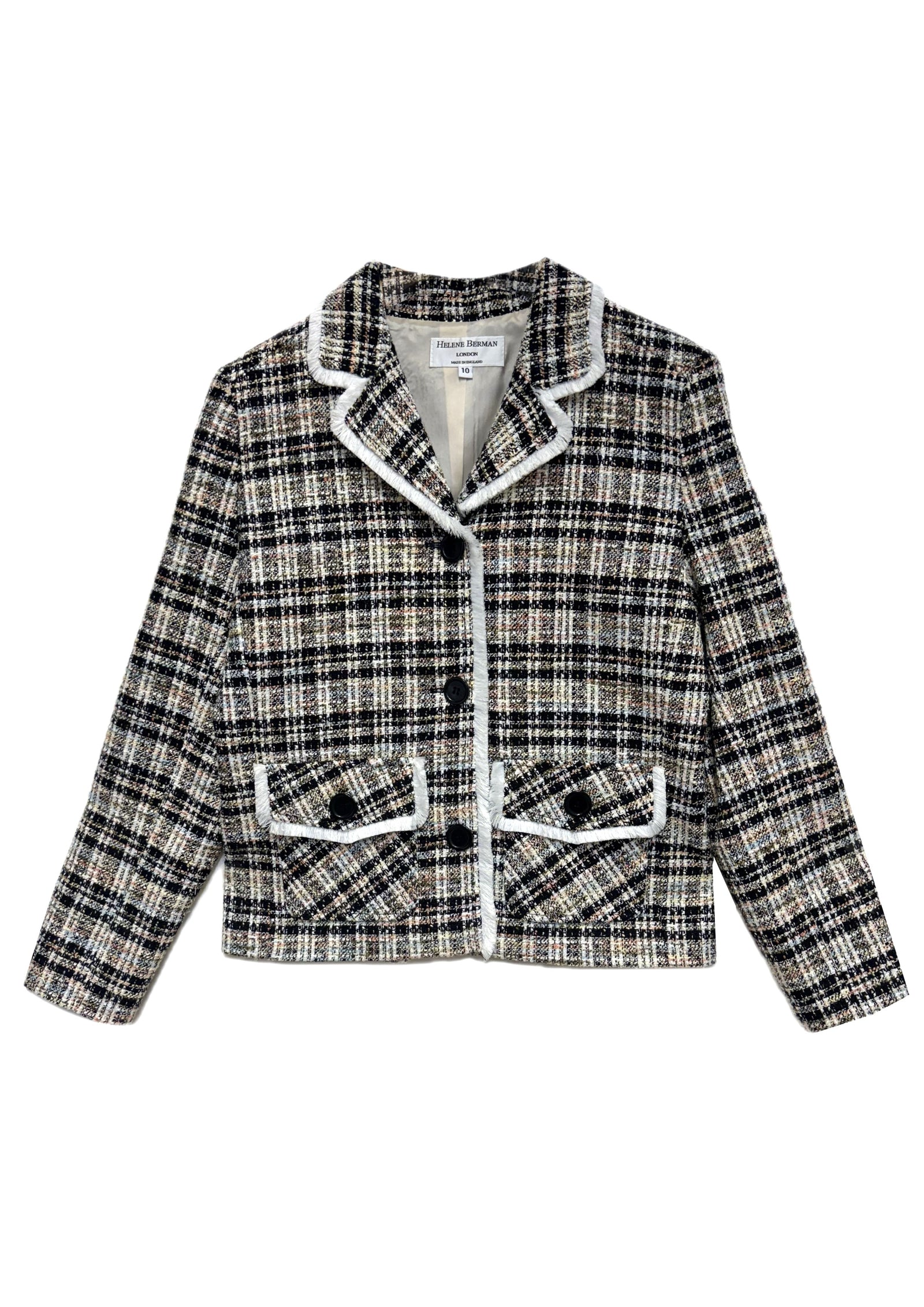 Elsie Tweed Jacket - size 10