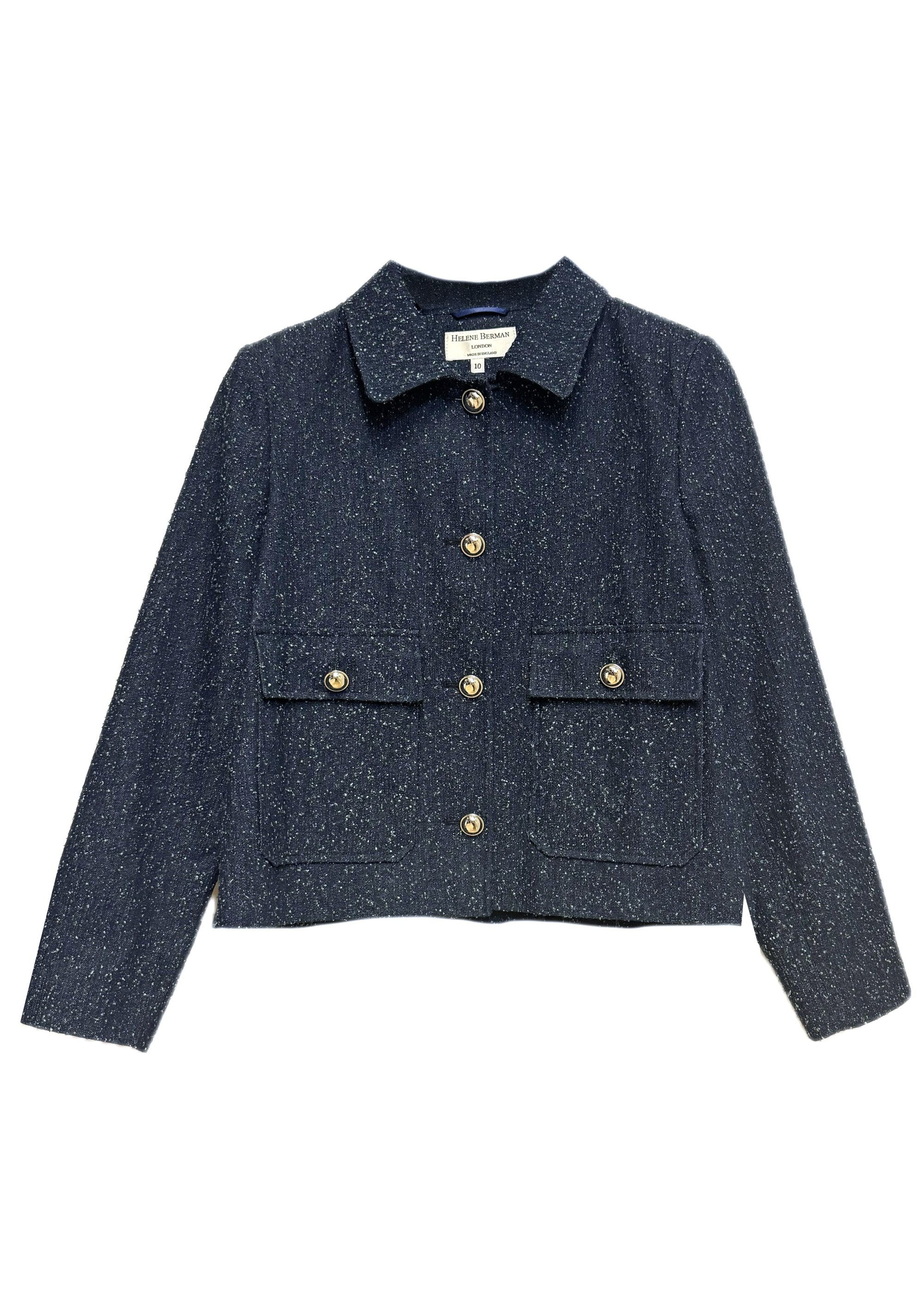 Katrin Mélange Denim Jacket - sizes 10, 12, 14