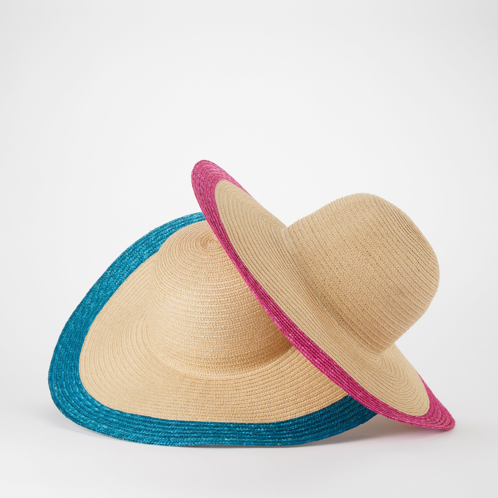 Olbia Straw Sunhat with Contrast Brim Detail