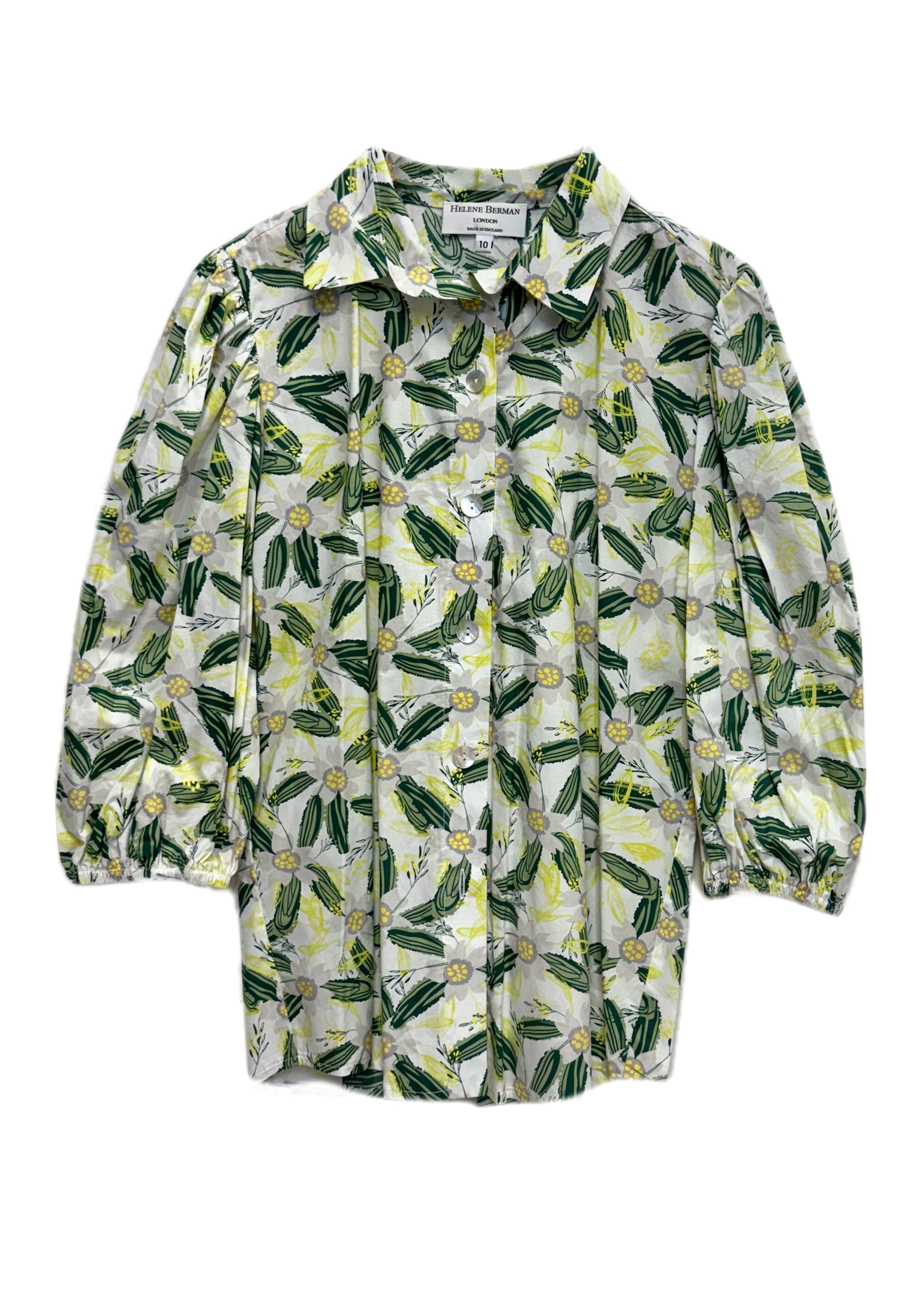 Skye Easy-Fit 3/4 Puff Sleeve Shirt - size M/L