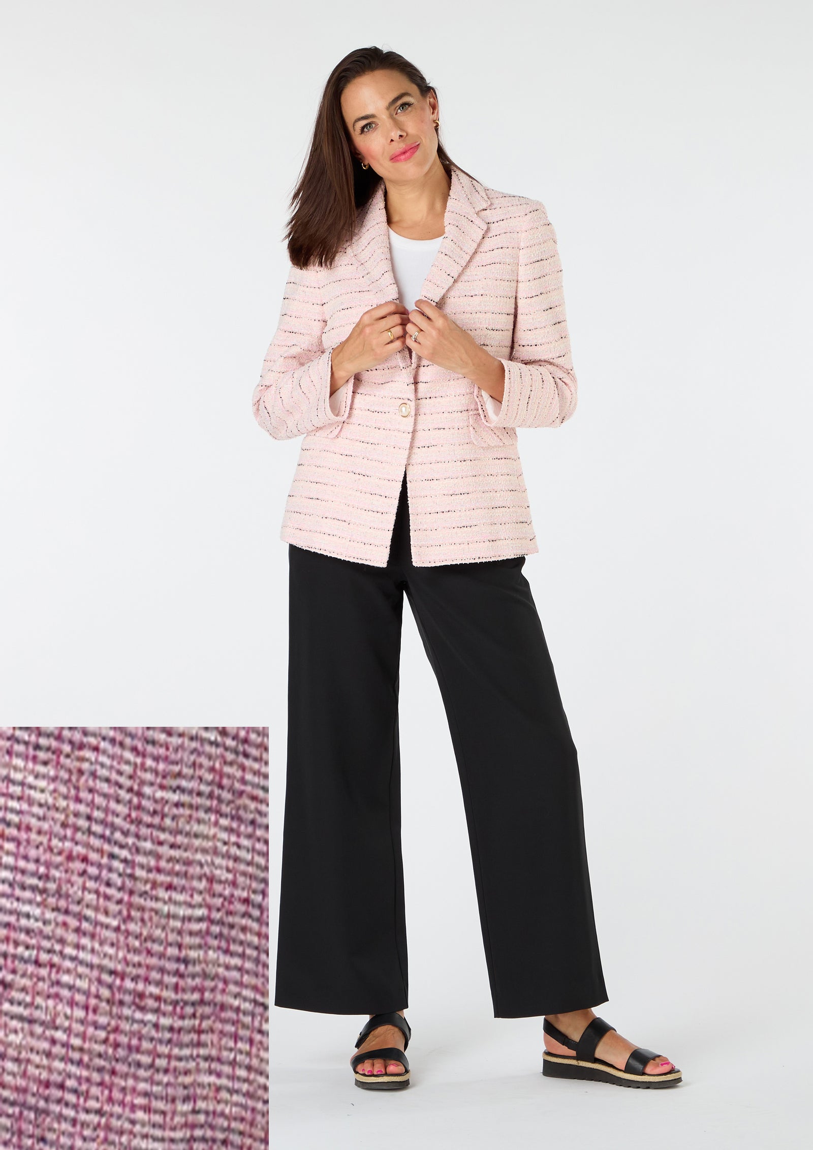 Jade Blazer with Sparkle Thread - size XS, M