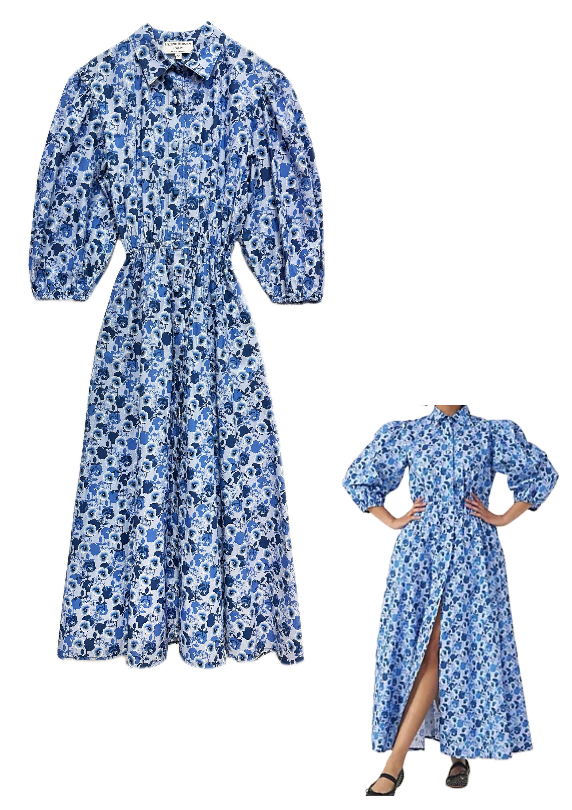 Annabelle Maxi Dress, made with Liberty Fabric - size 10