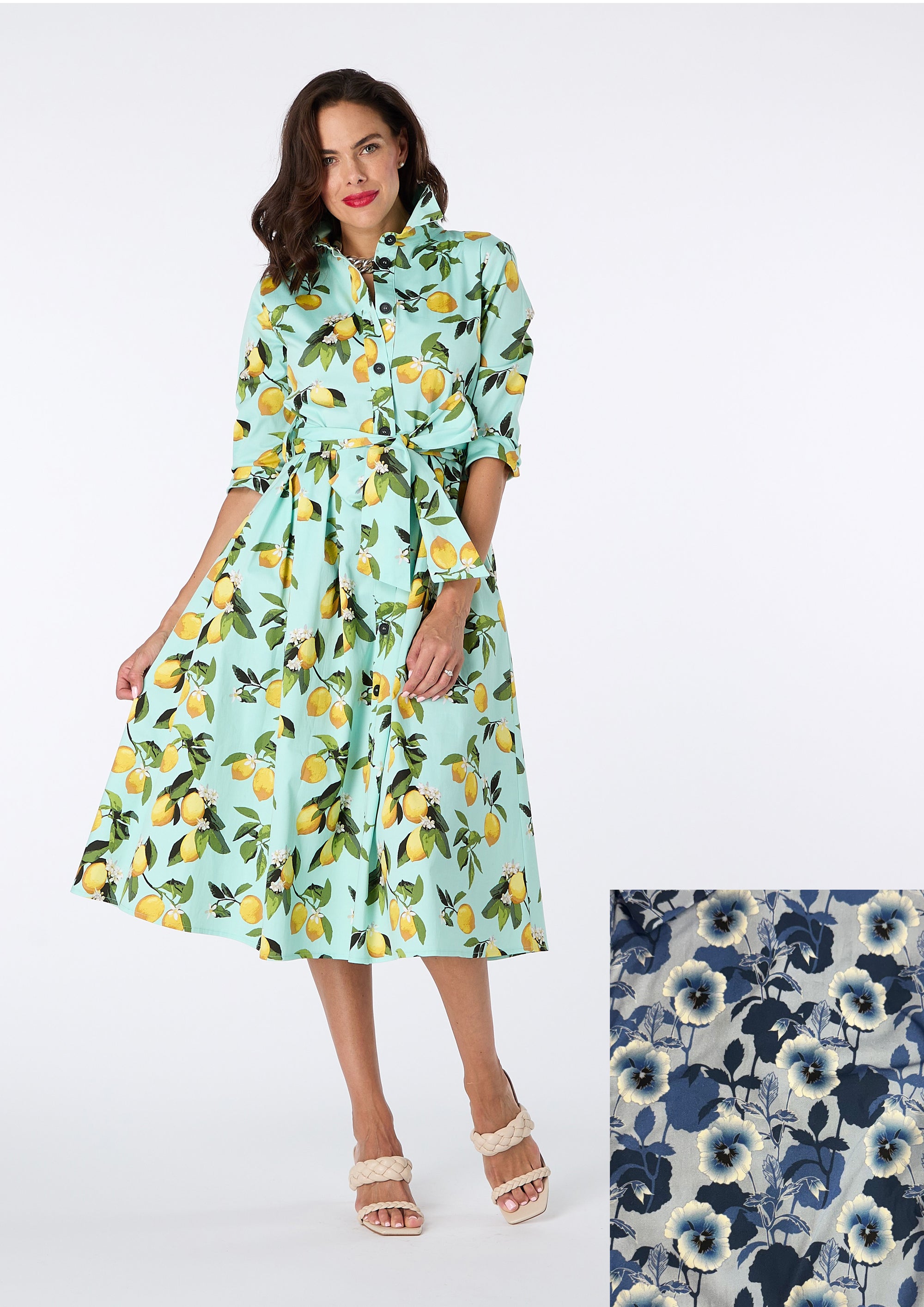 Astrid Shirt Dress made with Liberty Fabric - sizes 12 & 18