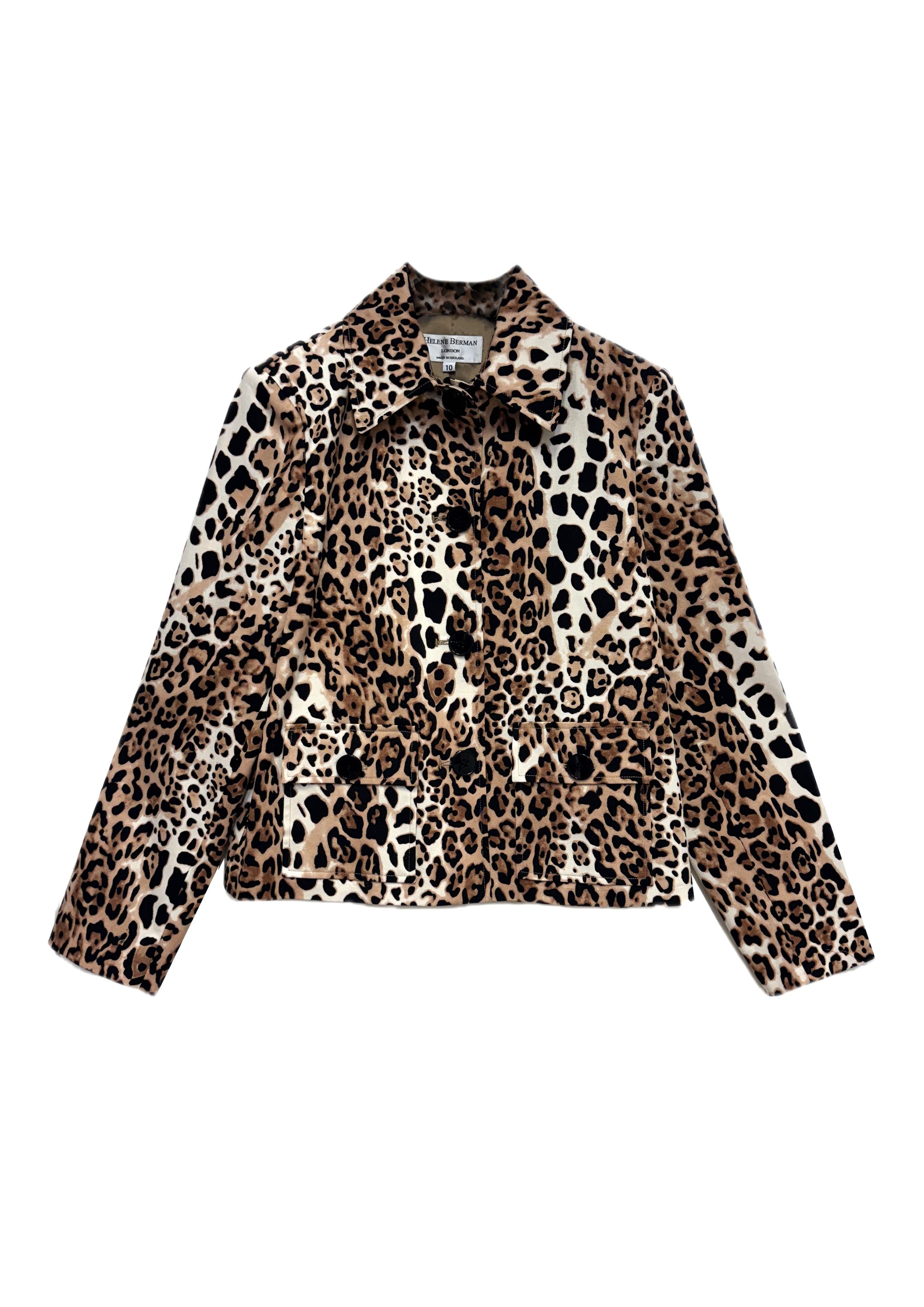 Collette Animal Print Jacket - size 10
