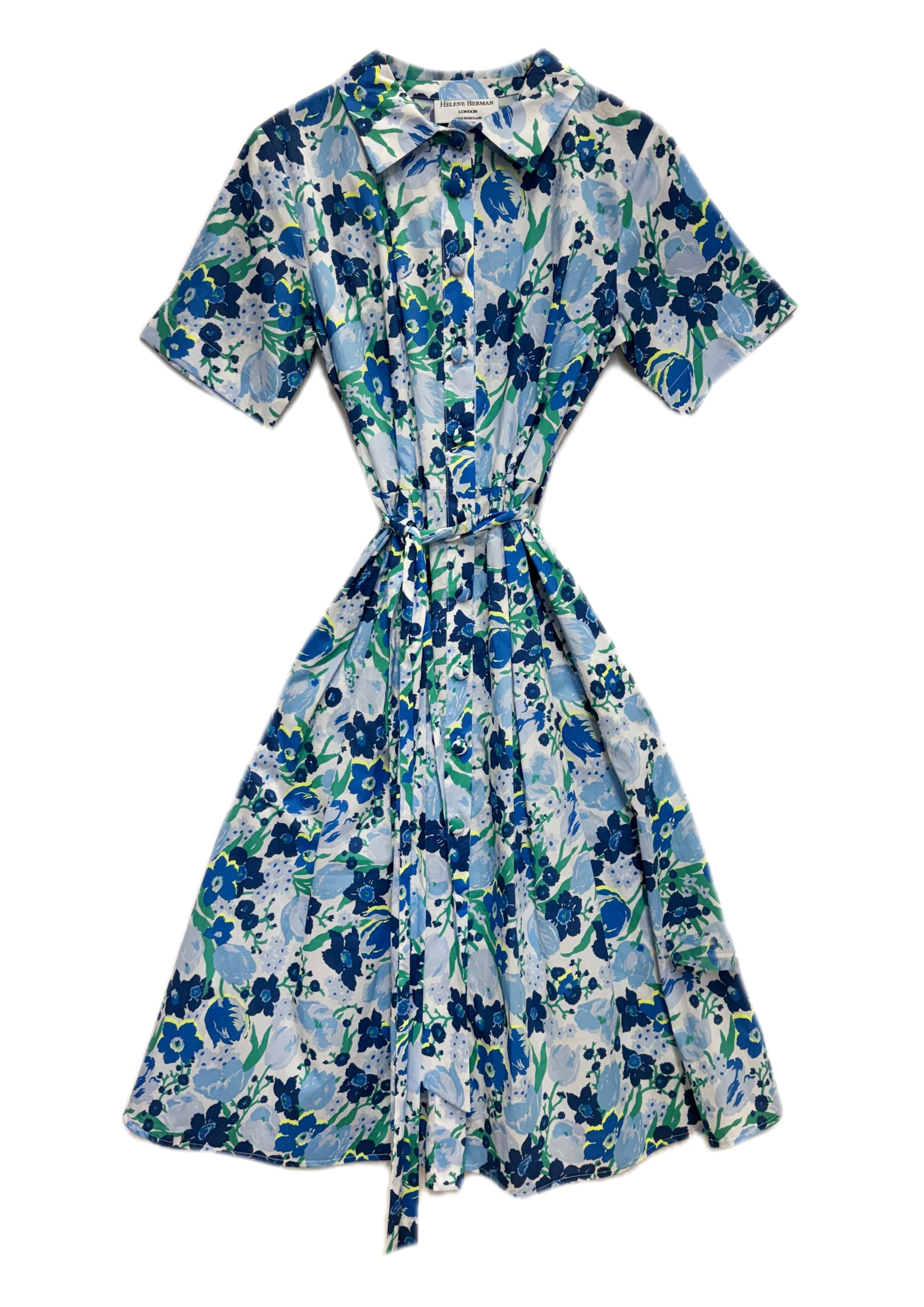 Dara Short Sleeve Dress, Made with Liberty Fabric - size 10