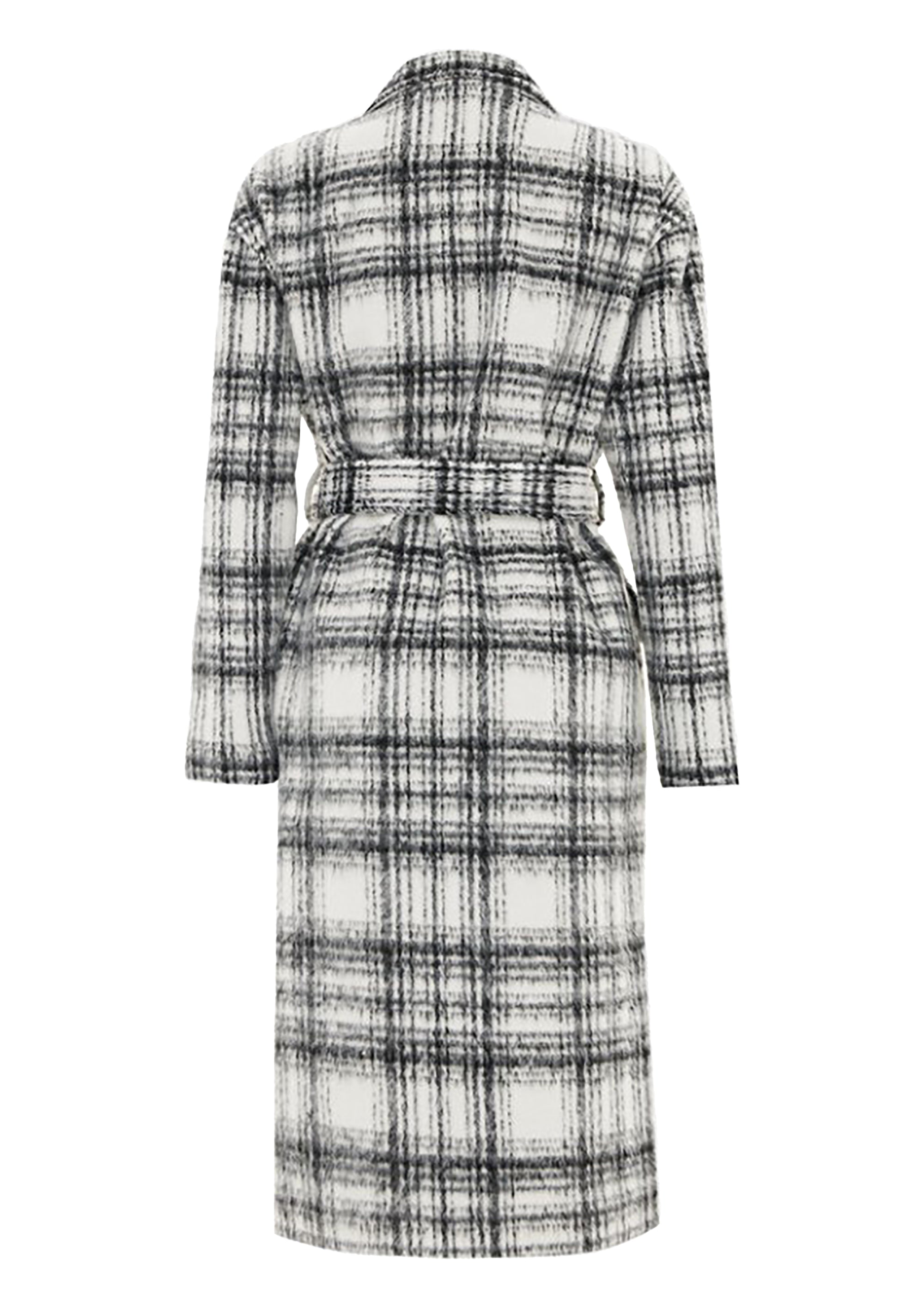 Carol Easy Wear Check Coat - size XS