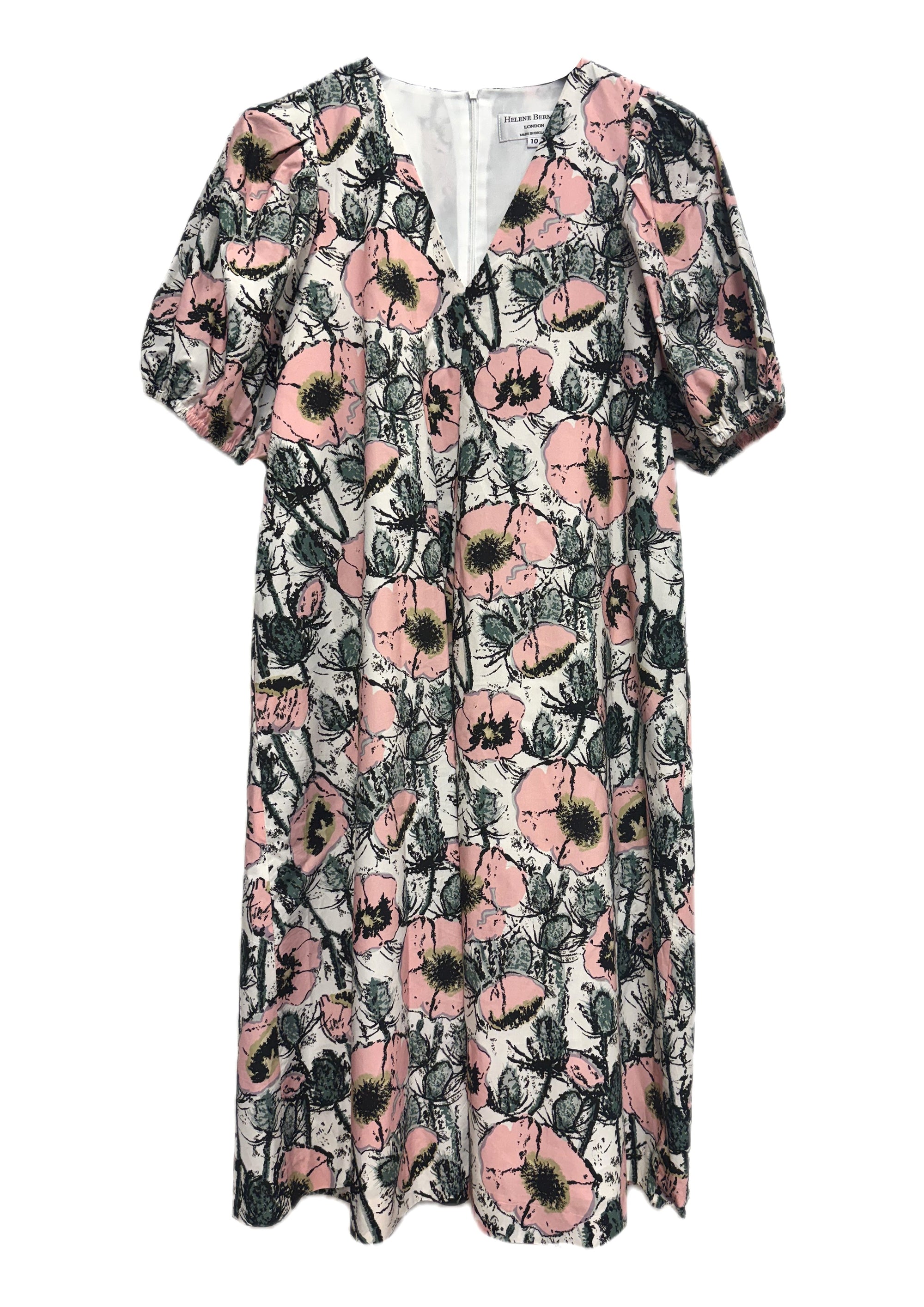 Gisela Easy-Wear Dress made with Liberty Fabric - size 10
