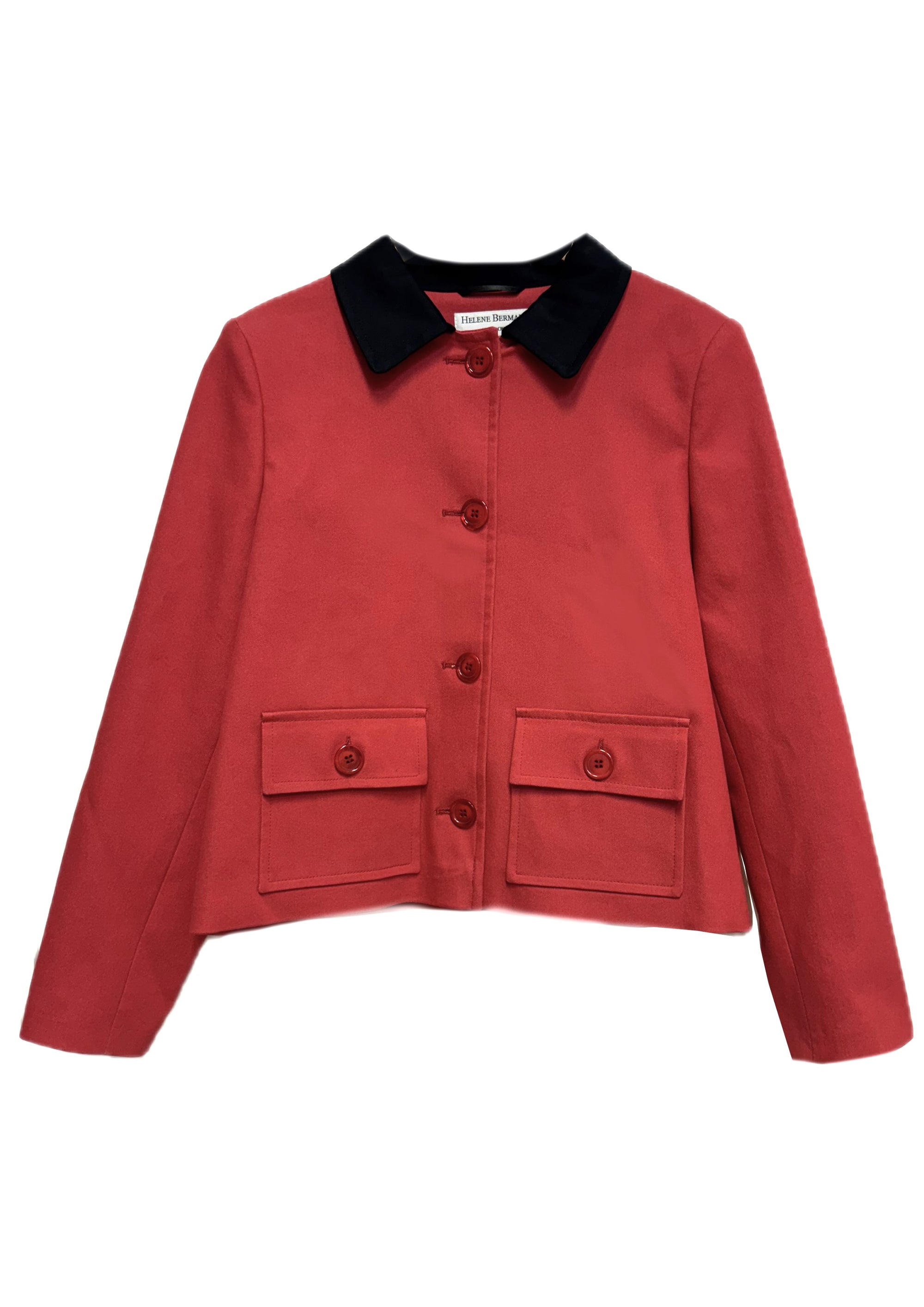 Libby Cotton-Rich Easy-Wear Jacket - size 10