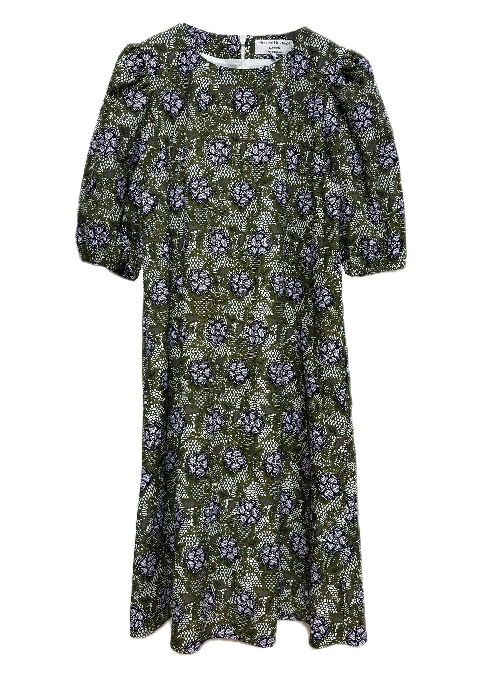 Lisa Easy-Wear Printed Cotton Dress - size 10