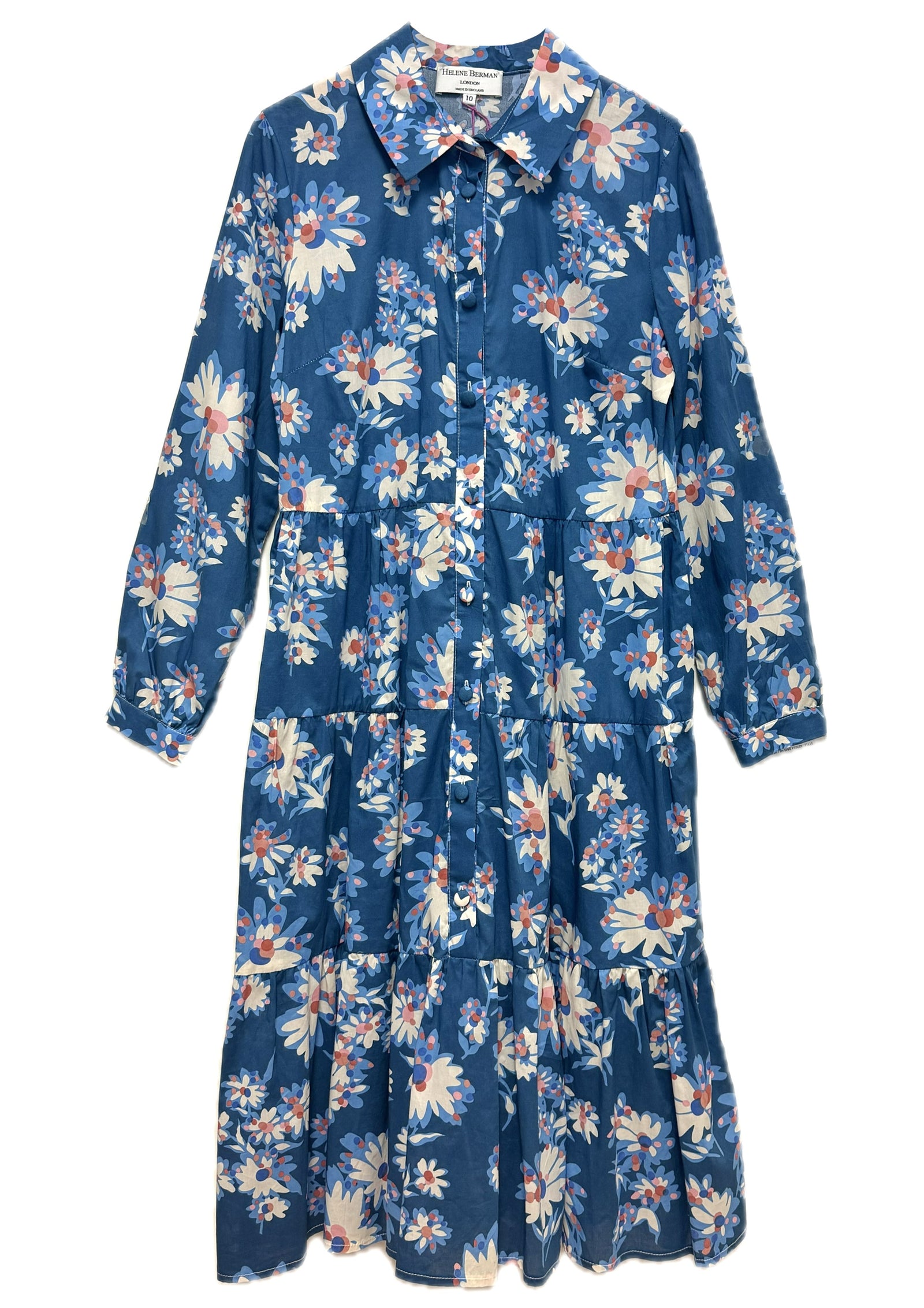 Mila Tiered Dress made with Liberty Fabric - size 10