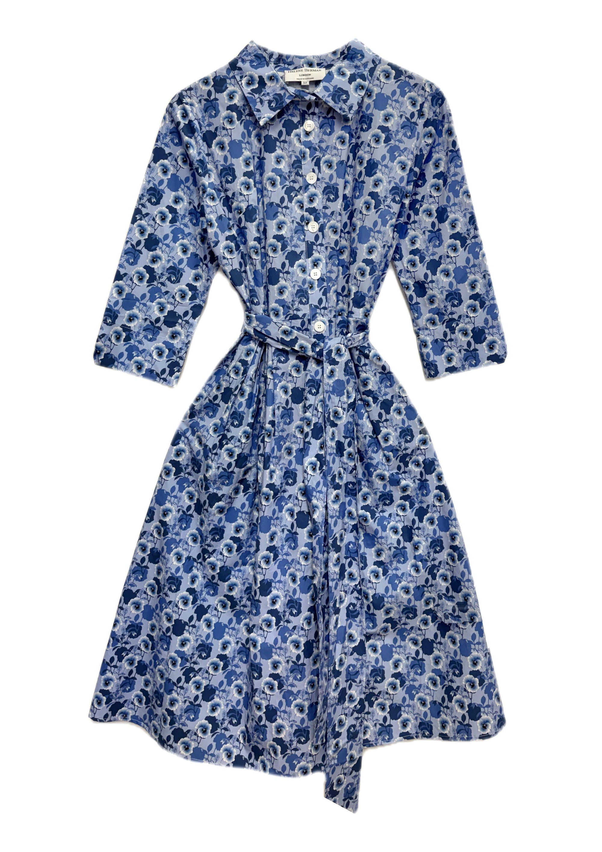 Nova Shirt Dress, Made with Liberty Fabric - size 12