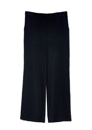 Eliza Textured Trousers with Elasticated Waist - size 10