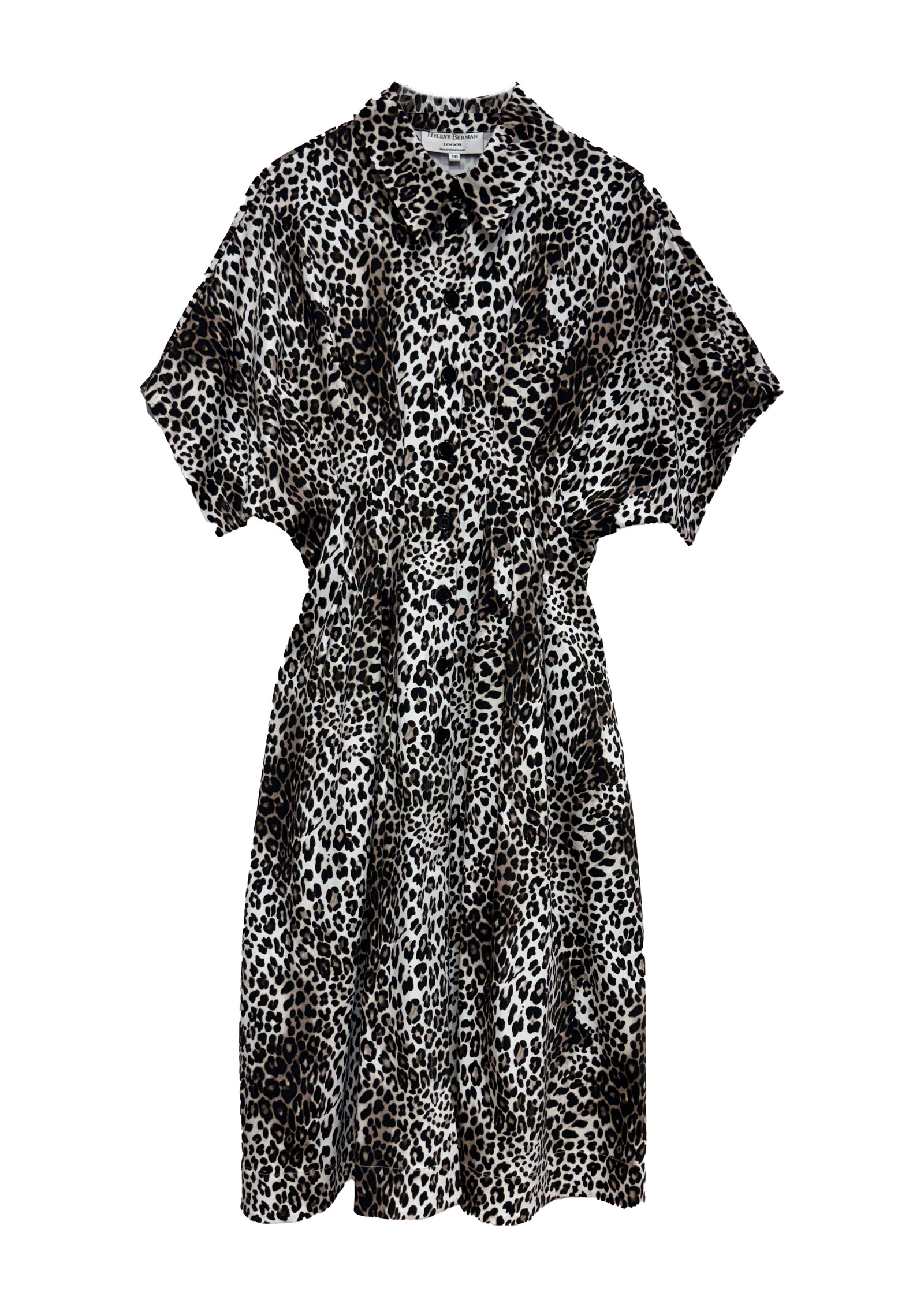 Pauline Pleated Midi Dress - size 10