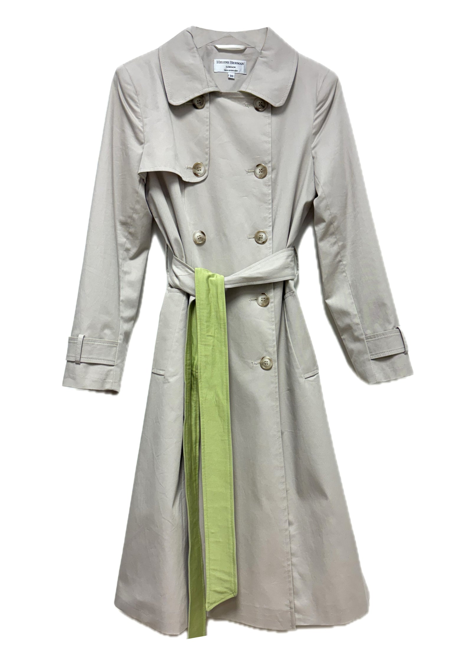 Penny Longline Double-Breasted Trench - size 12