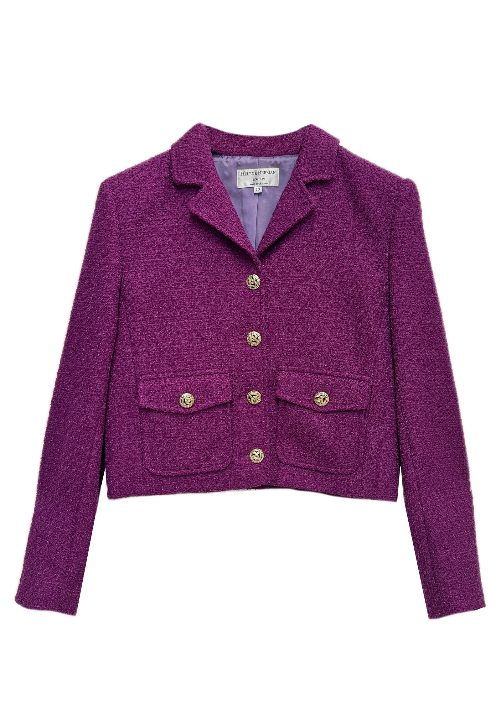 Magenta Texture Jacket - size 10